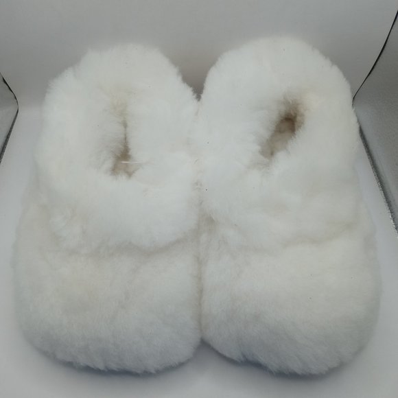 Peruvian Unisex Slippers - Soft and Warm Natural Handmade Winter Alpaca Fur - Picture 3 of 8